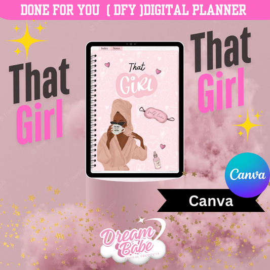 The "That Girl" Self-Care Digital Planner – Your Ultimate Guide to Wellness & Productivity