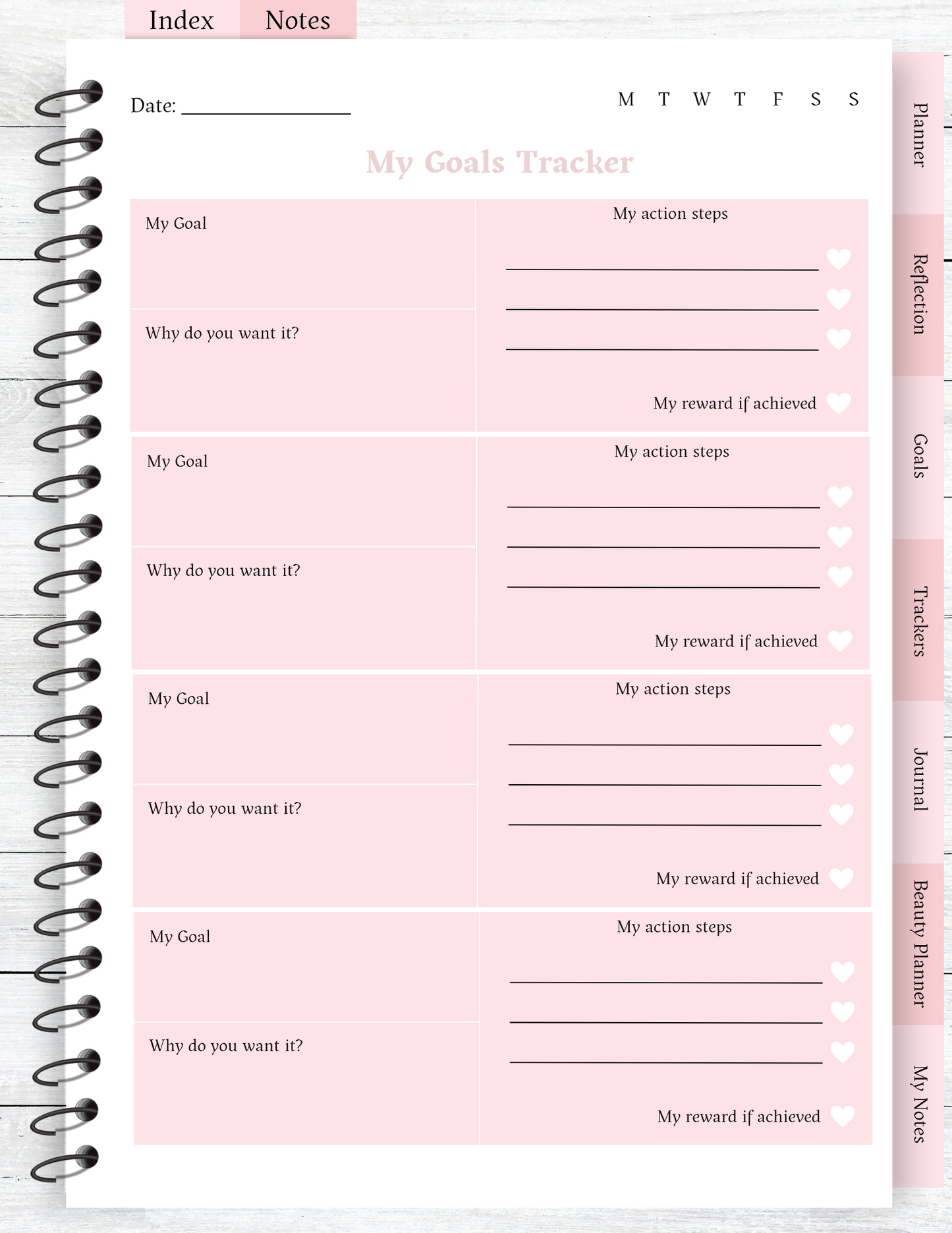 The "That Girl" Self-Care Digital Planner – Your Ultimate Guide to Wellness & Productivity